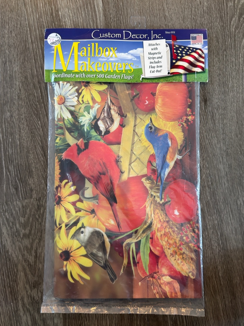 Custom Decor Mailbox Makeovers Garden Flag - Colorful Birds
